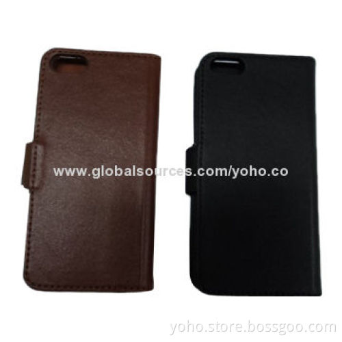 Cases for iPhone 5/5S/5C, Good Quality Stitching Finish, with Credit Card Slots and Bill Site